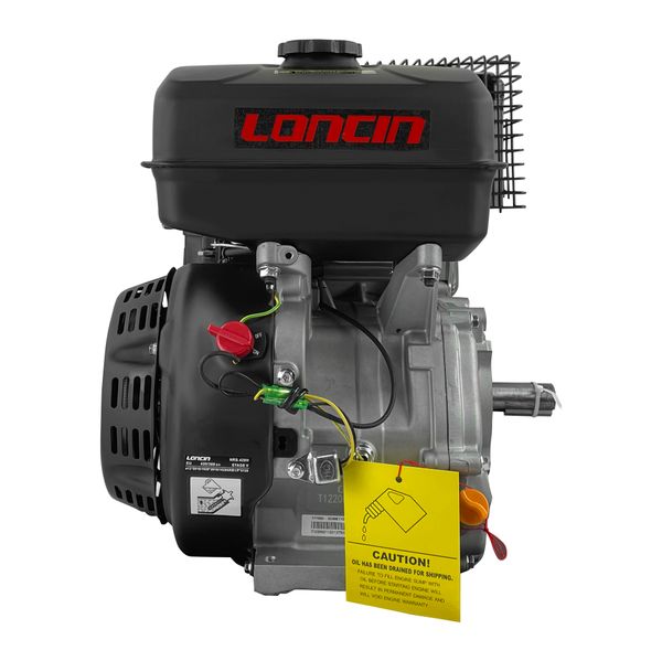 Одноцилиндровый четырехтактный бензиновый двигатель Loncin G420F (шпонка 25 мм, 16 л.с.) 13003 фото