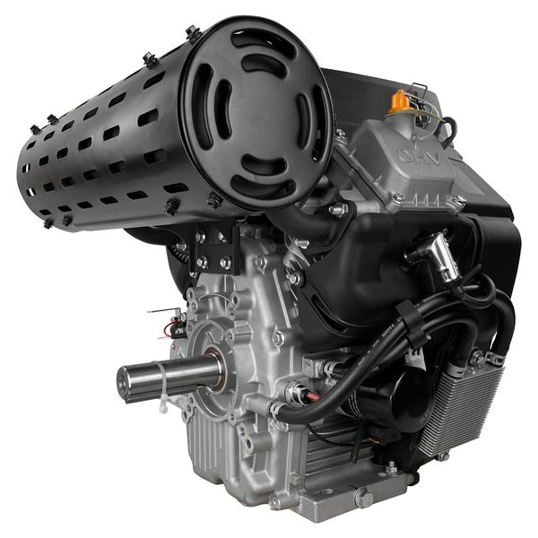 Бензиновий двигун з електростартером Loncin LC2V80FD-E (25 к.с., шпонка 36,5 мм) 13007 фото