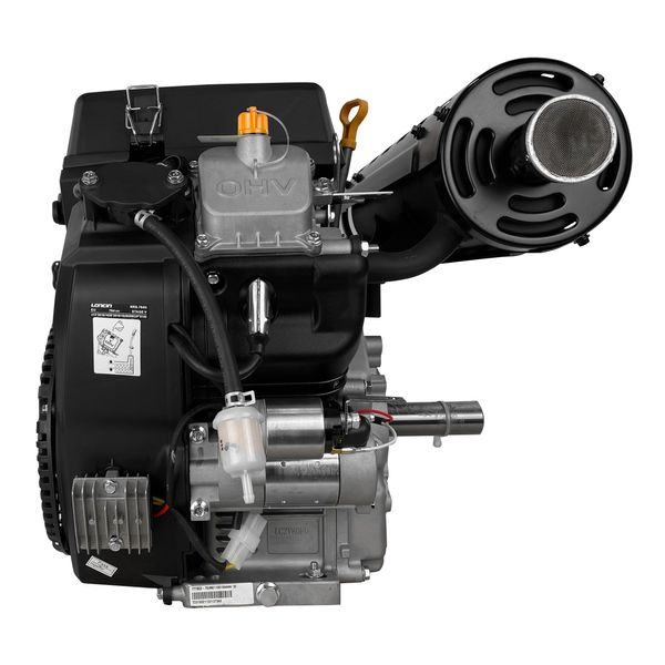 Бензиновый двигатель с электростартером Loncin LC2V80FD-E (25 л.с., шпонка 36,5 мм) 13007 фото