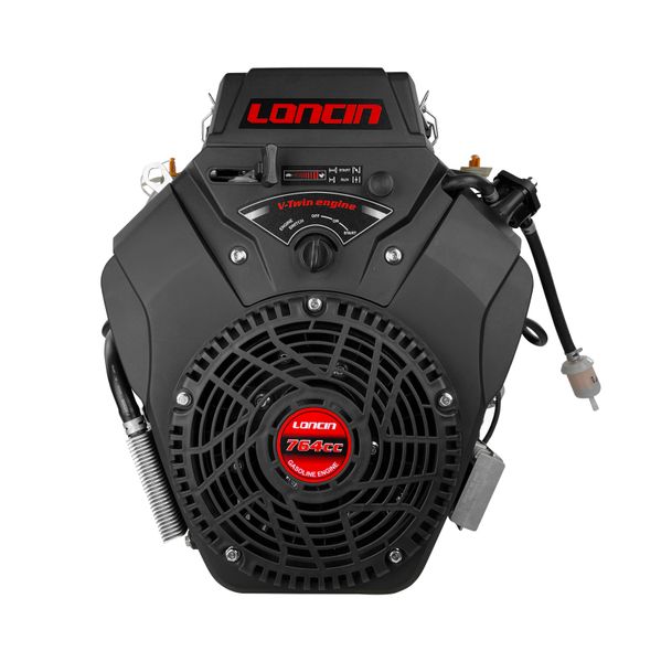 Бензиновый двигатель с электростартером Loncin LC2V80FD-E (25 л.с., шпонка 36,5 мм) 13007 фото