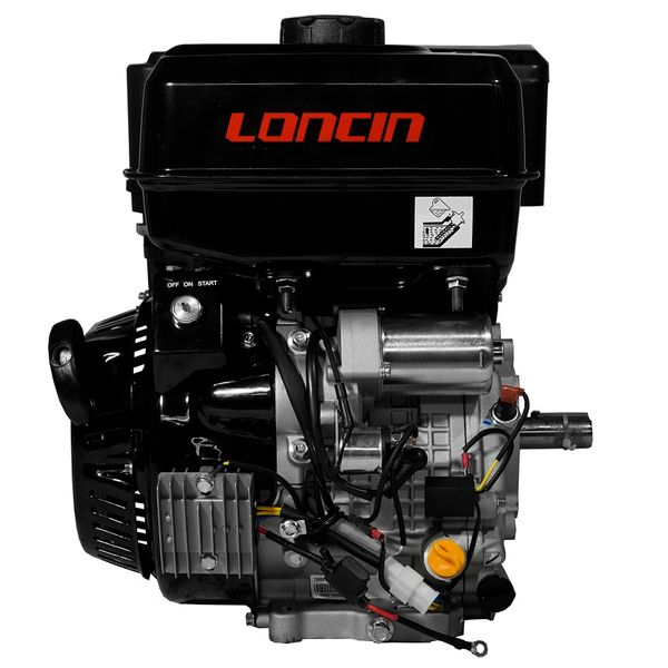 Двигун бензиновий Loncin LC192FD (18 к.с., електростартер, шпонка 25 мм, євро 5) 13006 фото