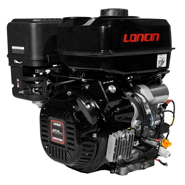 Двигун бензиновий Loncin LC192FD (18 к.с., електростартер, шпонка 25 мм, євро 5) 13006 фото