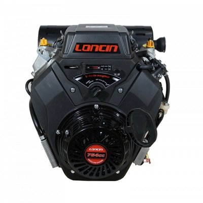 Двигун бензиновий Loncin LC2V80FD (25 к.с., шпонка 36,5 мм, Ел.старт, Евро5) 130007 фото
