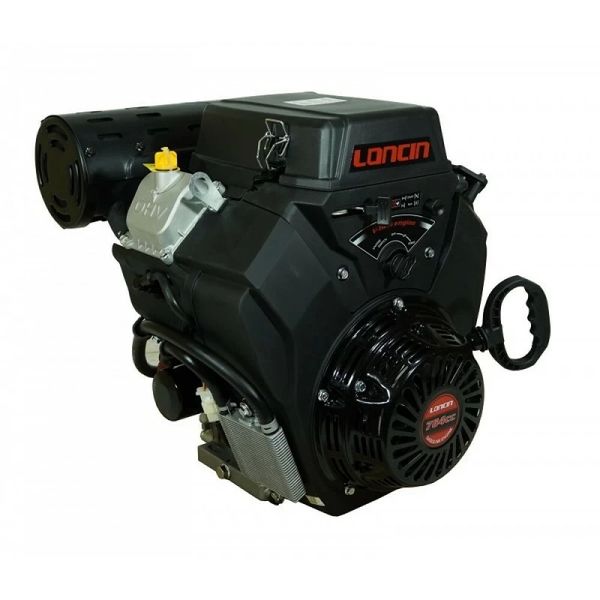 Двигун бензиновий Loncin LC2V80FD (25 к.с., шпонка 36,5 мм, Ел.старт, Евро5) 130007 фото